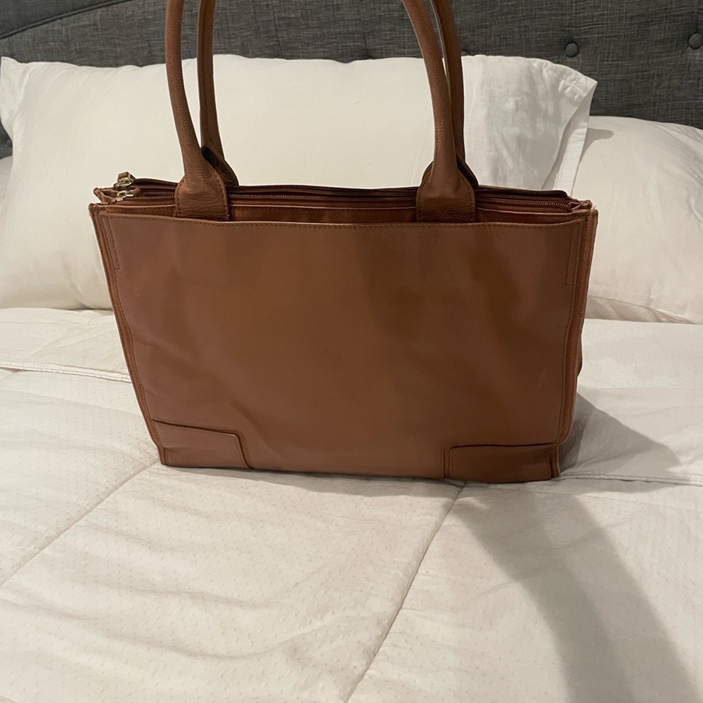 Tory Burch Tan Leather Tote - Picture 2 of 14